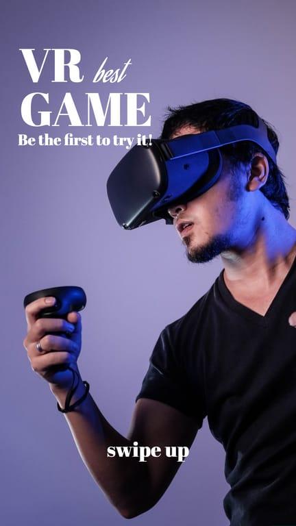 Продвижение Vr Игры в Instagram Stories